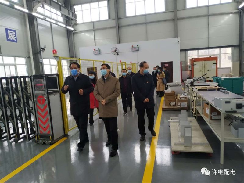 李海峰副市長到豫盛昌電氣調(diào)研疫情防控復(fù)工復(fù)產(chǎn)工作